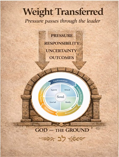 Weight Transferred — the weight passes through the leader